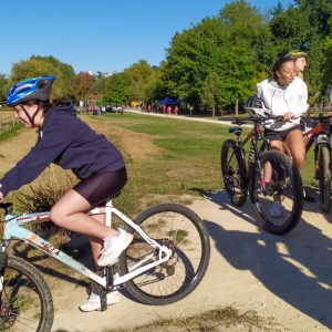 Journée débutée en VTT.