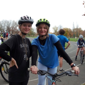 Lana et Axelle au run'n bike (avant ? après ?)