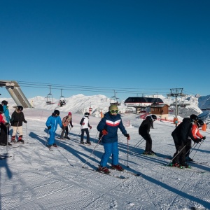 Départ de « Golf » à Plagne 2000