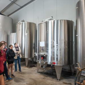 Visite de la distillerie d'arômes alimentaires Durban, à St Martial d'Albarède