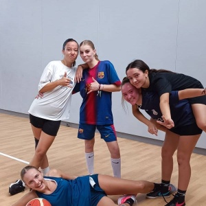 Equipe de basket lycée filles