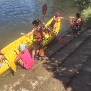 L'embarquement à Cherveix-Cubas