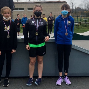 Benjamines filles : médaille d'argent pour Morgane