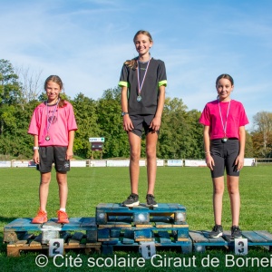 Podium 6e filles