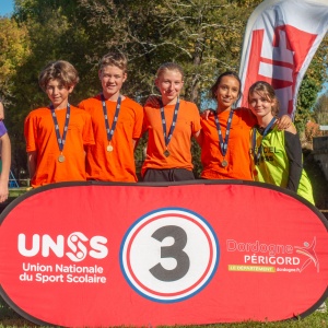 L'équipe collège médaille de bronze