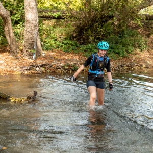 Première mise à l'eau dans l'épreuve d'aqua-trail