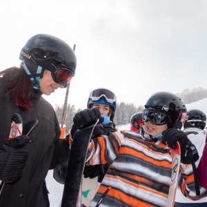 Départ sur le front de neige, à 1800m, au pied de l'hébergement