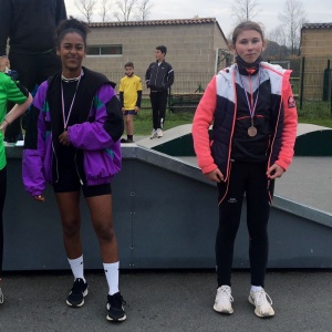 Minimes filles : course remportée par Isaé