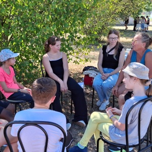 En sixième, atelier sur l'estime de soi et la prise de parole, animé par l'infirmière scolaire et la psychologue exerçant dans l'établissement