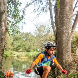 Première mise à l'eau dans l'épreuve d'aqua-trail